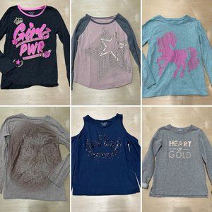 Children’s Place long sleeve T-shirt, bundle girls size medium, 7–8 1314